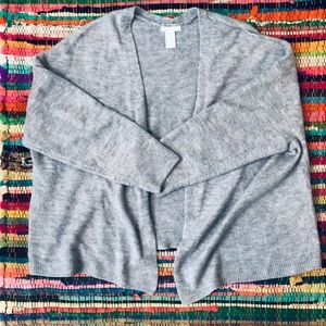 H&M Lilac Open Cardigan Large